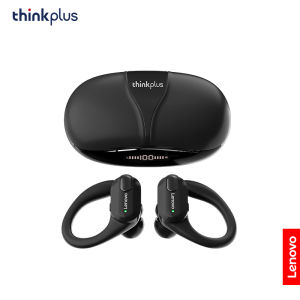 Lenovo | Lenovo XT80 Earhooks Sports Bluetooth Wireless Earbuds with Mics LED Power DisplayHifi Stereo Sound ENC TWS Headset