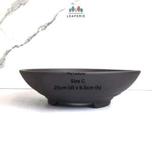 The Leaferie Bonsai Pot (Series 73) Plant pots Zisha Flowerpot Purple Sand Planter Flower