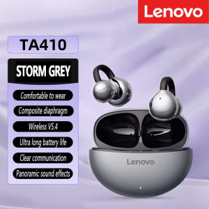 Lenovo | Lenovo TA410 Wireless Bluetooth 5.4 Earphones TWS Panoramic Sound Effects Ultra Long Battry Life Headphones Comfortable To Wear