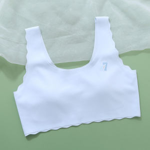 Traceless Girl Intimates Junior and Middle School Students Student Growth Period Bra Womens Youth Adolescent Vest Thin Sports