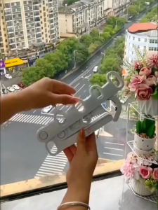 Gantungan Baju Lipat Jemuran Portable 5in1 Gantungan Baju Belakang Pintu Sekat Tanpa Paku