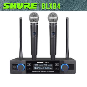 shuer/original BLXD4 mic wirelesswireless mic karaoke vocal suara terbaik Dual handheld microphone Mikrofon Suara Berkualitas Tinggi Connectivity Uhf Wireless - Lazada