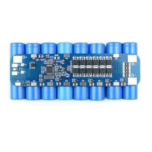 BMS 8S 18.4V 25.6V 28.8V 24V 3.2-3.65V LiFePo4 10A 20A 30A Battery Pack Charger Board with Balance Function Short Circuit/Overcharge Protection For Escooter 8 series lithium iron phosphate battery protection board Balance function Over release protection