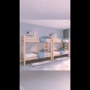 Solid Wooden Bunk Beds Adult Bunk Beds Bunk Wooden Beds Student Apartment Beds Staff Beds bed frame