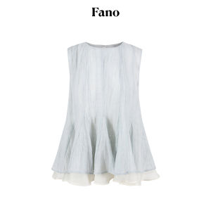 Fano | Áo Blouse Nữ Dạng A-Line Không T Tay Hình Ảnh Hai Mảnh