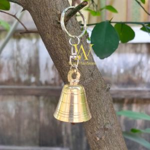 Gantungan Kunci Lonceng Kuningan Warna Kuning 1 pcs
