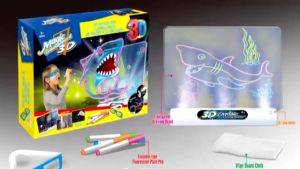 BỘ ĐỒ CHƠI BẢNG VẼ 3D ĐÈN LED [KHÔNG KÈM PIN]