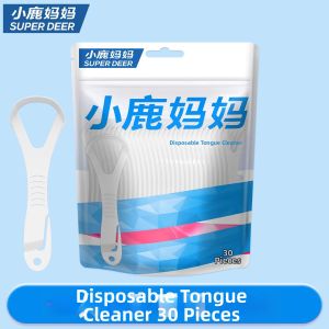 XIAOLUMAMA | Disposable Tongue Cleaner Portable Oral Freshener