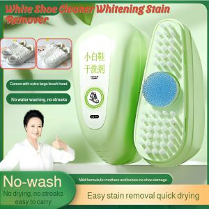 White Shoe Cleaner Decontamination Whitening De-Yellow Sneaker Cleaner Washing And Shoes Brushing Tool