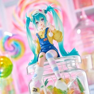 Bandai | Hot Anime Figurine Hatsune Miku Standing Posture and Sitting Posture Series Cute Action Model Pvc Toy Desktop Collection Gifts
