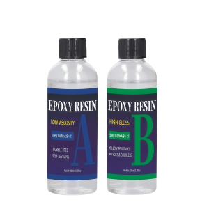 Bộ Kit Nhựa Epoxy 2 Thành Phần Trong Suốt Dùng Làm Đồ Trang Sức Thủ Công Tự Làm - Sơn Phủ Bóng Cao Cấp Dùng Cho Mặt Bàn & Tranh Nghệ Thuật Nhựa