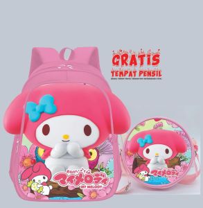 TAS KUROMI TAS sekolah ANAK PAUD TK PEREMPUAN