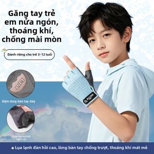 JIFANPAUL | Găng Tay Thể Thao Trẻ Em Chống Trượt và Chống Tạo Nốt Sần cho Đạp Xe và Trượt Patin