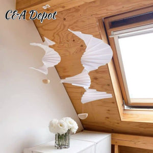 Nordic rotary pendant PVC Hangings Silent 3D airflow decoration waterproof and moisture-proof Bedroom decoration suspension decoration rotating wind chime decoration home decor