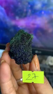 Viên đá khoáng vật Azurite Machalite MAgic tự nhiên năng lượng Vũ trụ 27