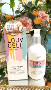Sữa dưỡng trắng da Louv Cell Crystal Whitening Body Lotion SPF5