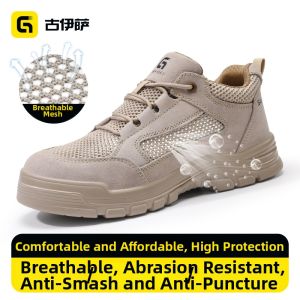 GUYISA | Anti-smash Anti-puncture Light Insulated Safety Work Shoes