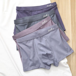 High School Student Men Underwear Junior High School Purified Cotton Boxer Teenagers Young Boys Breathable Antibacterial Boys Boxers