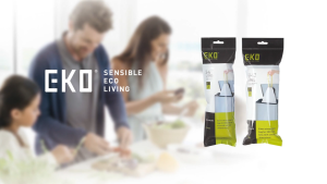 EKO Trash Bags | Drawstring Trash Bags | Waste Bags | Garbage Bags | Double Drawcord | Thickened Material | Tear Resistant | Various Sizes