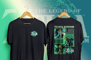 Real Design Clothing Legend of Zelda Tears of the kingdom Streetwear Tshirt