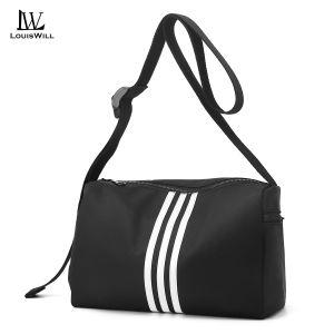 LouisWill Fashion Mens Shoulder Bag Waterproof Large Capacity Commuting Bag Casual Lightweight Crossbody Bags Outdoor Travel Messenger Bag