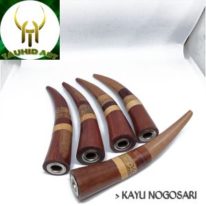 pipa once cangklong varian kayu liwung kelor emas nogosari bajakah 10cm Fs47