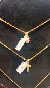 KALUNG MURAH KALUNG DEWASA EMAS KADAR 375 ATAU KADAR 8K KALUNG MODEL CAPELO HOLO TIFANY ELEGAN KLCAP 422