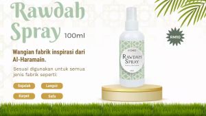 RAWDAH SPRAY (FABRIC / SEJADAH PERFUME) 100ML PEWANGI FABRIC & PRAYER MAT