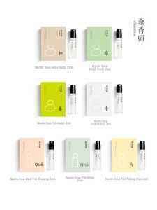 [Chasense Perfume] Nước Hoa 2ml 4 Mùi Trà Đặc Trưng (World Chinese Zen Flower Tea) Tươi Mát Giữ Hương Lâu Thanh lịchTinh tế 