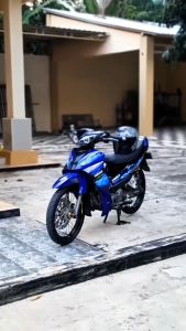 Striping Stiker Polet Yamaha Jupiter Z Biru 2009-2010 Stiker List Body Motor Standar Berkualitas Termurah Barokah Sticker