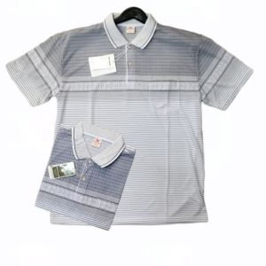 เสื้อยึดโปโลคอปกสำหรับคุณพ่อคุณผู้ชายสีทูโทน