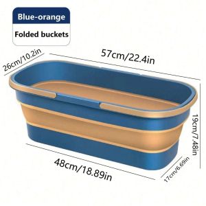 Multifunction Large Capacity Rectangular Mopping Bucket