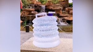 Bình Đựng Nước Gấp Gọn Cắm Trại Du Lịch Dã Ngoại Di Động Ngoài Trời Có Van Khóa Có Nòi Nối Dài Tiện Lợi Dung Tích 15L - DCP9 -1