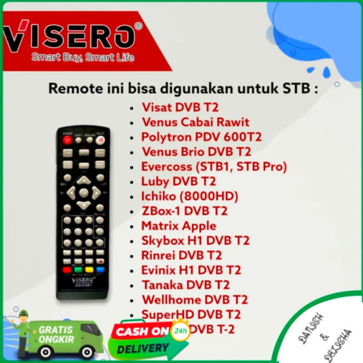 Remot stb serbaguna multy untuk semua merk set top box