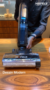Hafele Freya Smart Wet Dry Vacuum Cleaner and Floor Washer - Mesin Pembersih Pengepel & Penyedot Debu Lantai Hitam