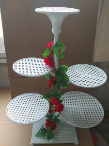 European Style Multi-layer Cake Display Stand Birthday Wedding Creative Model Window Shelf Eight Layer Ten Layer Metal Art