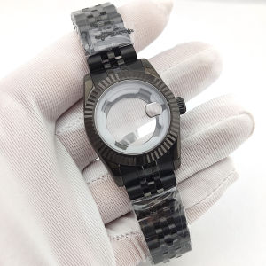 31mm NH05 Case Silver Gold 904L Stainless Steel Sapphire Glass High Quality Waterproof Watch Case Fit NH05/NH06 Movement
