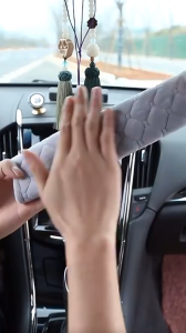 2PCS Car Seat Belt Cover Breathable Universal Auto Seat Belt Covers Cushion Protector Safety Belts Shoulder Protection