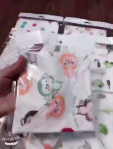 Khăn Tam Giác Quàng Cổ Cho Bé Khăn Có Cúc Bấm Chất Liệu COTTON Cho Bé Yêu Mã PK-002