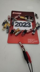 4 PCS Lampu Sen Jelly Kedip LED T10 6 Mata SEN Jelly LED T10 SEIN Reting Motor Flash Stobo