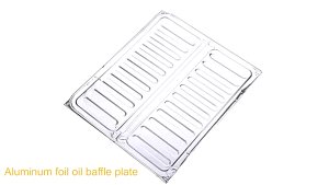 Kitchen Splash Proof Baffle Foldable Oil Splash Screen Cover Shield Guard Aluminium Foil Plate