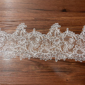 Chất Liệu Thủ Công DIY Chất Lượng Cao Ren Rỗng Ren Lá Cá Ren Viền Cho Váy Cưới Và Khăn Trùm Đầu