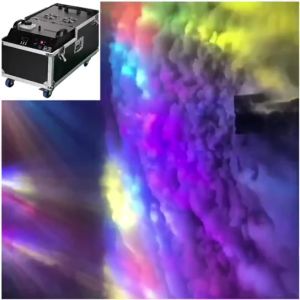 With Tourcase/ Double Tube / Lowlying Fog Machine Stage Fog Machine 2000W/ Wedding Special Effects Fogger/ Heavy Smoke