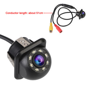 Camera Hỗ Trợ Đỗ Xe Tự Động Camera Quan Sát Phía Sau Có Tầm Nhìn Ban Đêm Hồng Ngoại Góc Rộng 170 ° Camera Lùi Cho Ô Tô