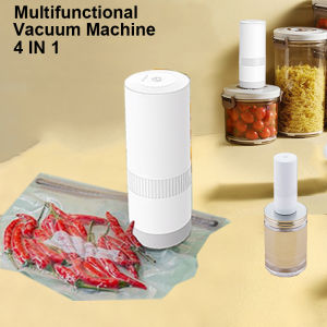 Wireless Kitchen Tools: Handheld Food Bag Vacuum Sealer Pump Bottle Jar Vacuum Sealing Machine for Regular & Wide Mouth Mason Jars