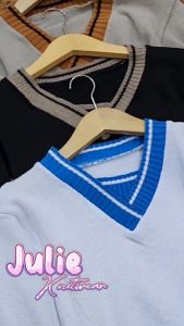 Ghaniyaclothing - Julie Top Knit / Blouse Knitwear / Atasan Rajut Ala Korea