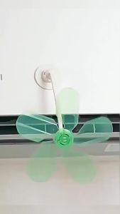 Klimo Air Vent Deflector Adjustable Angles Air Conditioner Exhaust Fan 1Pc