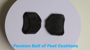 Pexmen 2Pcs Metatarsal Pads Ball of Foot Cushions Gel Forefoot Pad for Metatarsalgia Pain Relief Mortons Neuroma and Callus