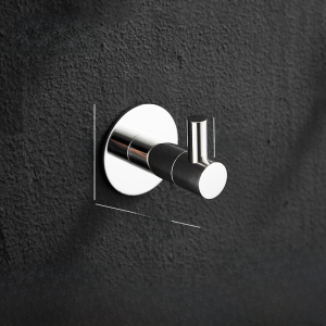 304 Stainless Steel Hook Punch-Free Bathroom Wall Strong Sticky Single Hook Bathroom Minimalist Towel Hook Coat Hook