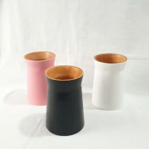 LusioSB Tempat Sendok Garpu Kayu Bulat Utensil Holder